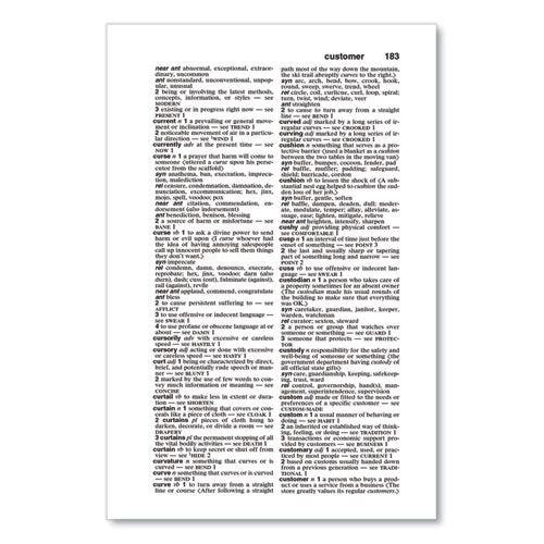 Merriam-webster Thesaurus, Paperback, 832 Pages