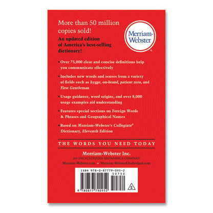 Merriam-webster Dictionary, Revised Edition, Paperback, 960 Pages