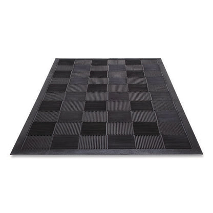 Parquet Wiper Scraper Mat, 36 X 60, Black