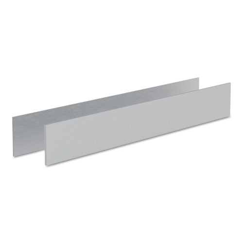 Medina Series Conference Table Modesty Panels, 82.5" X 0.63" X 11.8", Gray, Steel