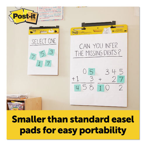 Vertical-orientation Self-stick Easel Pads, Unruled, 15" X 18", White, 20 Sheets, 2/pack