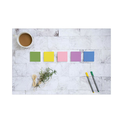 Original Pads In Floral Fantasy Collection Colors, Cabinet Pack, 3" X 3", 100 Sheets/pad, 18 Pads/pack