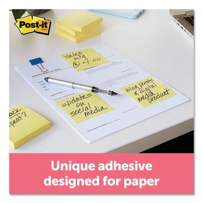 Original Pads In Canary Yellow, Value Pack, 3" X 3", 100 Sheets/pad, 24 Pads/pack
