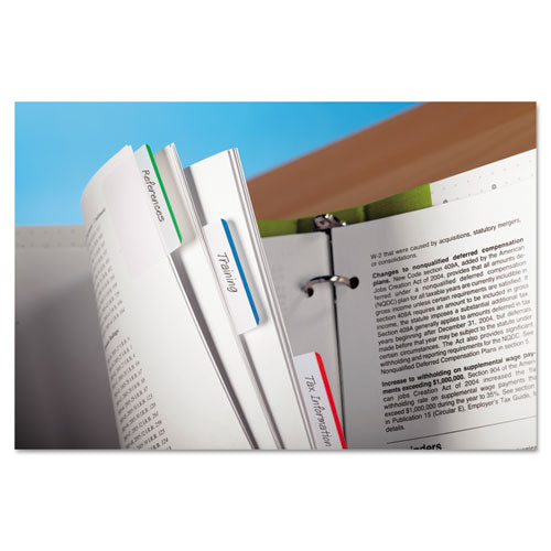 Lined Tabs, 1/5-cut, Assorted Colors, 2" Wide, 24/pack