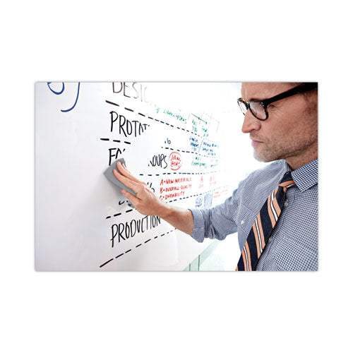 Dry Erase Cleaning Cloth, 10.63" X 10.63", Gray