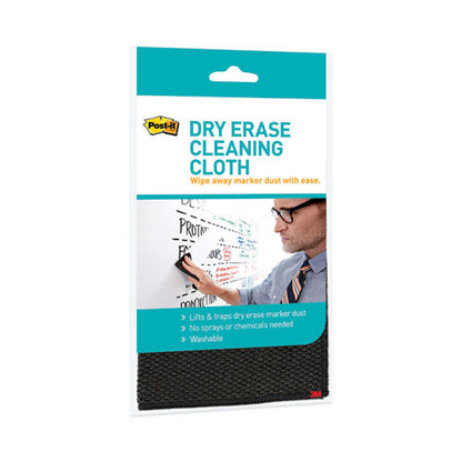 Dry Erase Cleaning Cloth, 10.63" X 10.63", Gray