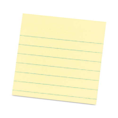 Original Canary Yellow Pop-up Refill, Note Ruled, 3" X 3", Canary Yellow, 100 Sheets/pad, 6 Pads/pack