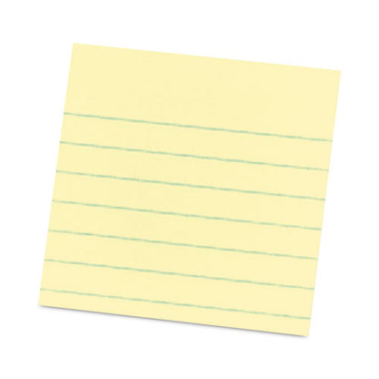 Original Canary Yellow Pop-up Refill, Note Ruled, 3" X 3", Canary Yellow, 100 Sheets/pad, 6 Pads/pack