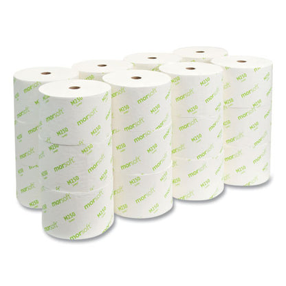 Small Core Bath Tissue, Septic Safe, 2-ply, White, 1,250 Sheets/roll, 24 Rolls/carton