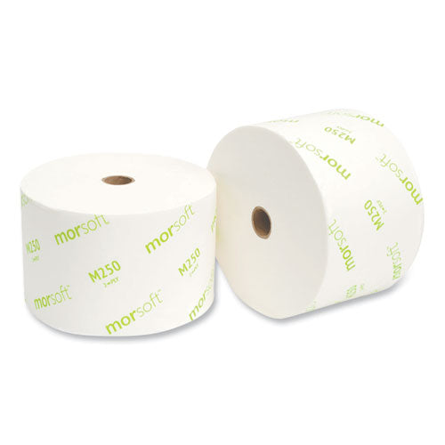 Small Core Bath Tissue, Septic Safe, 2-ply, White, 1,250 Sheets/roll, 24 Rolls/carton