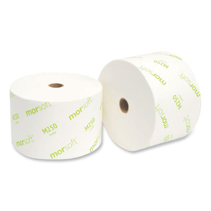 Small Core Bath Tissue, Septic Safe, 2-ply, White, 1,250 Sheets/roll, 24 Rolls/carton