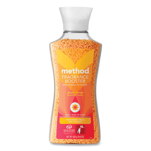 Fragrance Booster Beads, Ginger Mango Scent, 14.8 Oz Bottle, 6/carton