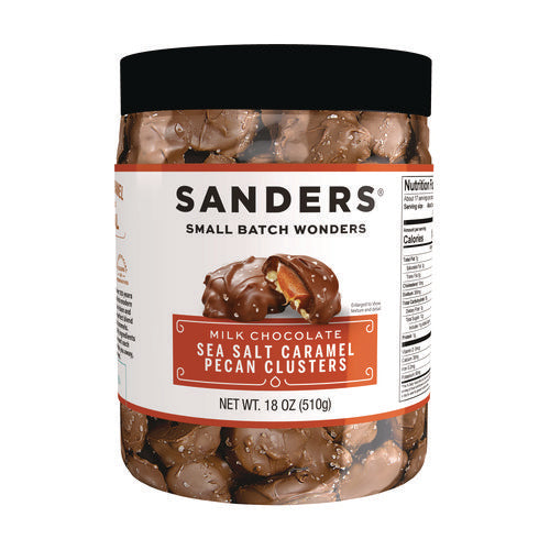 Small Batch Wonders Sea Salt Caramel Pecan Clusters, 18 Oz Tub