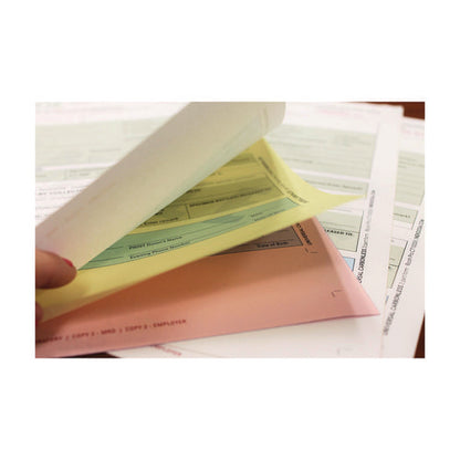 Fast Pack Carbonless 3-part Paper, 8.5 X 11, White/canary/pink, 500 Sheets/ream, 5 Reams/carton