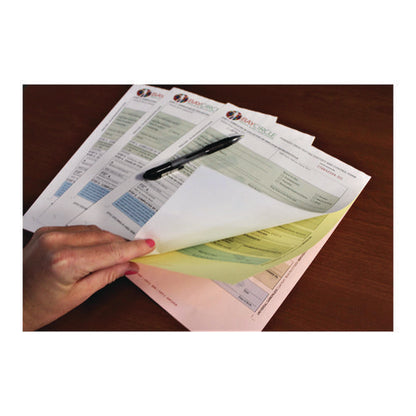 Fast Pack Carbonless 3-part Paper, 8.5 X 11, Pink/canary/white, 500 Sheets/ream, 5 Reams/carton