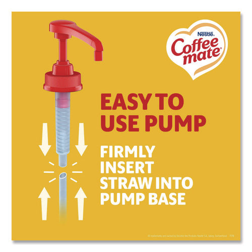 Liquid Coffee Creamer, Hazelnut, 1.5 L Pump Bottle, 2/carton