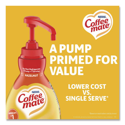 Liquid Coffee Creamer, Hazelnut, 1.5 L Pump Bottle