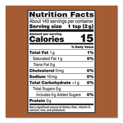 Sugar Free Chocolate Cream Powdered Creamer, 10.2 Oz Canister, 6/carton