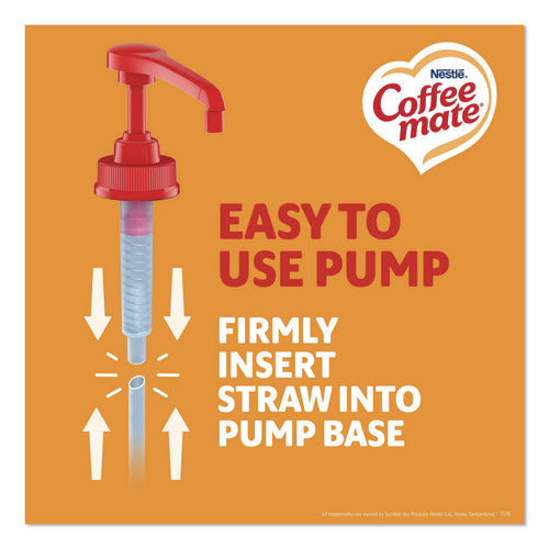 Liquid Creamer Pump Bottle, Caramel, 50.7 Oz Pump Bottle, 2/carton