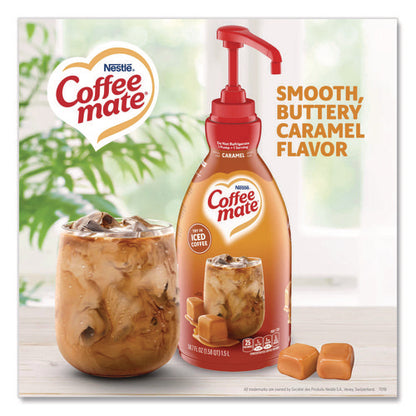 Liquid Creamer Pump Bottle, Caramel, 50.7 Oz Pump Bottle
