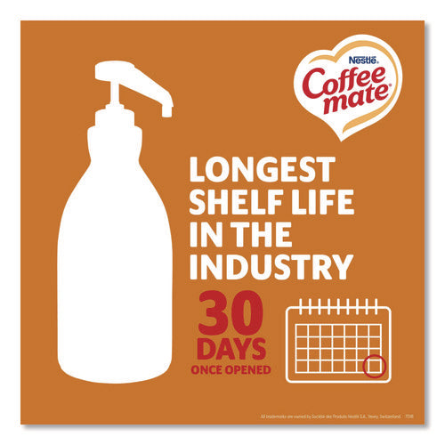 Liquid Creamer Pump Bottle, Salted Caramel Chocolate, 1.5 L Pump Bottle, 2/carton