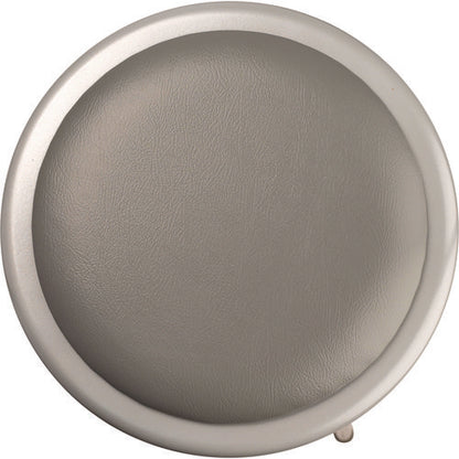 6400 Series Fixed Height Heavy Duty Vinyl Padded Steel Stool, Backless, Supports 500 Lb, 30" Seat Height, Gray Seat/base