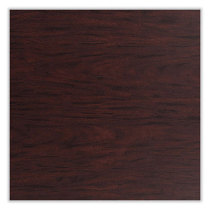 Cafe Table, 36" Diameter X 42h, Round Top/base, Mahogany Top, Black Base