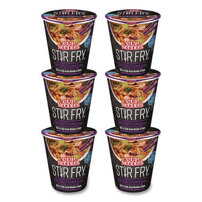 Cup Noodles Stir Fry, Teriyaki Chicken, 3 Oz Cup, 6/carton