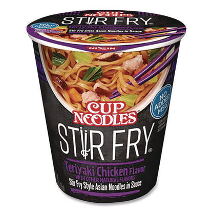 Cup Noodles Stir Fry, Teriyaki Chicken, 3 Oz Cup, 6/carton