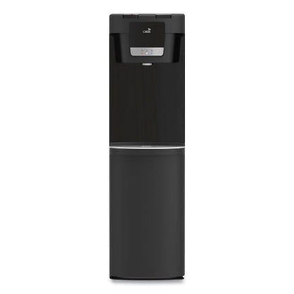 Maxxfill Flex Hot And Cold Water Dispenser, 2.1 Gal, 12.2 X 14.2 X 42.33, Black/stainless Steel
