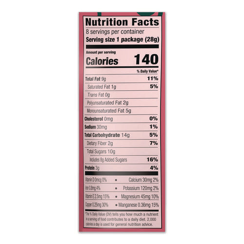Cranberry Nut Mix, (8) 1 Oz Bags