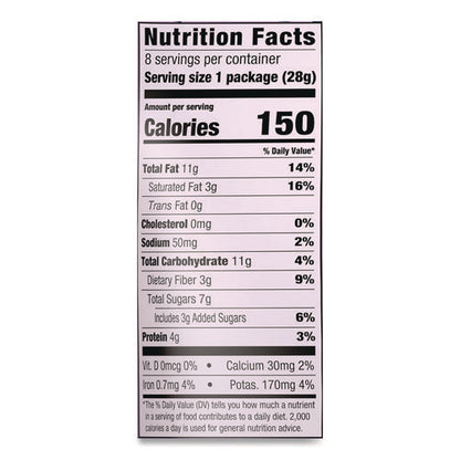 Chocolate Raisin Nut Mix, (8) 1 Oz Bags
