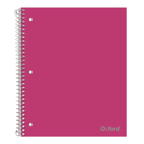 Poly One-subject Notebook, Medium/college Rule, Randomly Assorted Cover Color, (100) 11 X 9 Sheets