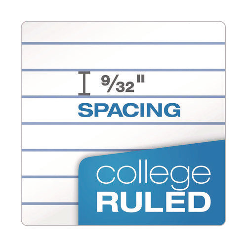 Poly One-subject Notebook, Medium/college Rule, Randomly Assorted Cover Color, (100) 11 X 9 Sheets