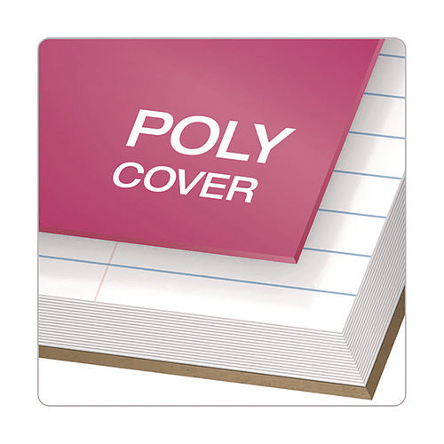 Poly One-subject Notebook, Medium/college Rule, Randomly Assorted Cover Color, (100) 11 X 9 Sheets
