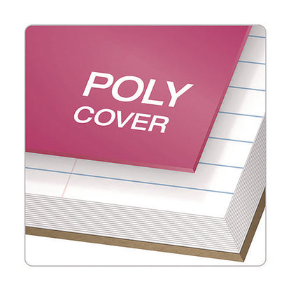 Poly One-subject Notebook, Medium/college Rule, Randomly Assorted Cover Color, (100) 11 X 9 Sheets