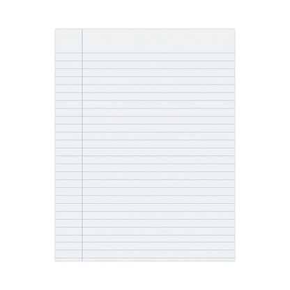 Composition Paper, 8.5 X 11, Wide/legal Rule, 500/pack