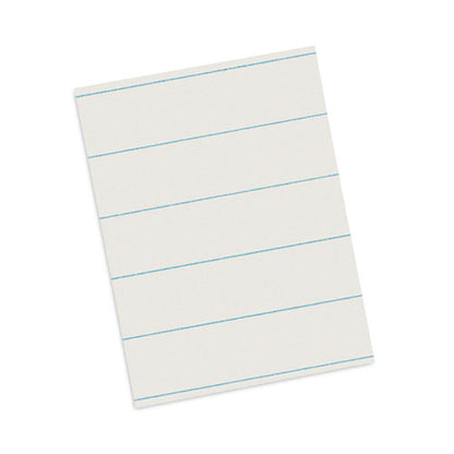 Ruled Newsprint Paper, 3/8" Short Rule, 8.5 X 11, 500/pack