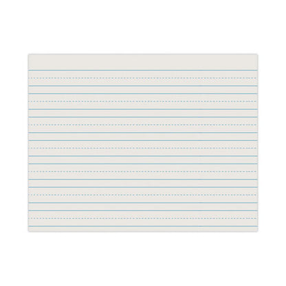 Skip-a-line Ruled Newsprint Paper, 3/4" Two-sided Long Rule, 8.5 X 11, 500/ream