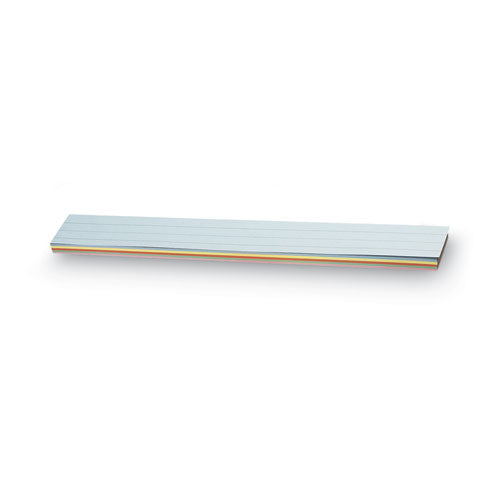 Sentence Strips, 24 X 3, Assorted Colors, 100/pack