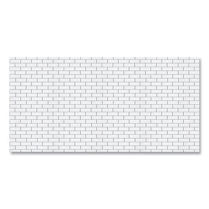 Fadeless Paper Roll, 50 Lb Bond Weight, 48 X 50 Ft, White Subway Tile