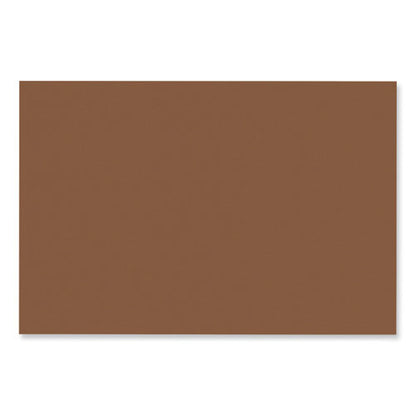 Sunworks Construction Paper, 50 Lb Text Weight, 12 X 18, Brown, 50/pack