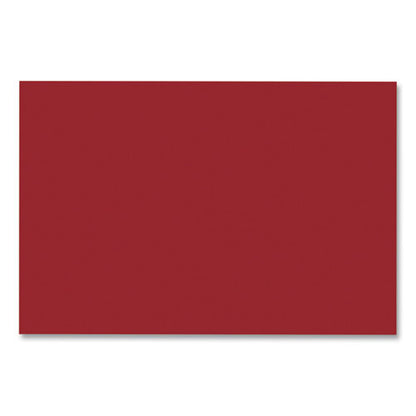 Sunworks Construction Paper, 50 Lb Text Weight, 12 X 18, Holiday Red, 50/pack