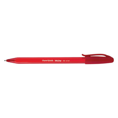 Inkjoy 100 Ballpoint Pen, Stick, Medium 1 Mm, Assorted Ink And Barrel Colors, 8/pack