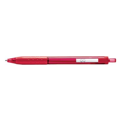 Inkjoy 300 Rt Ballpoint Pen, Retractable, Medium 1 Mm, Red Ink, Red Barrel, Dozen