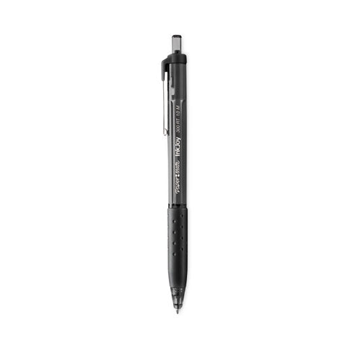 Inkjoy 300 Rt Ballpoint Pen, Retractable, Medium 1 Mm, Black Ink, Black Barrel, 36/box
