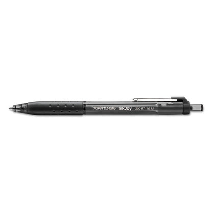 Inkjoy 300 Rt Ballpoint Pen, Retractable, Medium 1 Mm, Black Ink, Black Barrel, 36/box