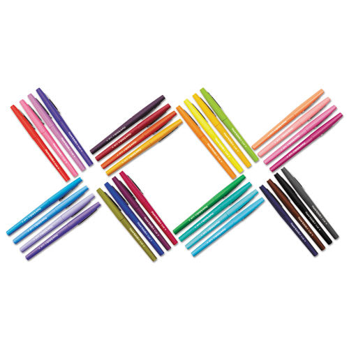 Flair Candy Pop Porous Point Pen, Stick, Medium 0.7 Mm, Assorted Ink And Barrel Colors, 36/pack