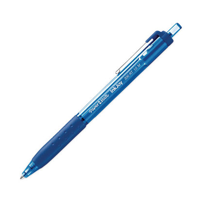 Inkjoy 300 Rt Ballpoint Pen, Retractable, Medium 1 Mm, Blue Ink, Blue Barrel, 36/pack