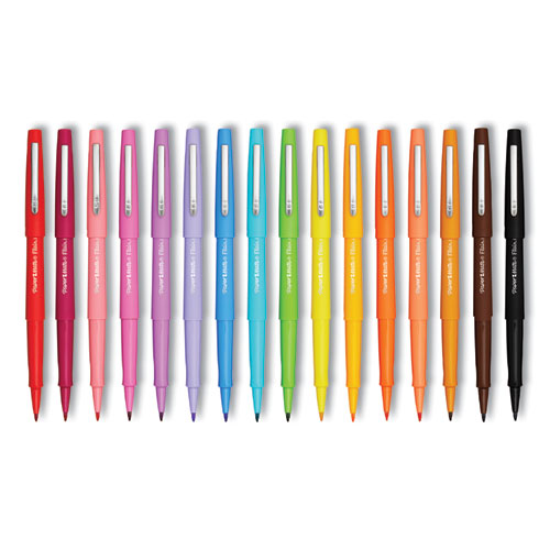 Flair Scented Felt Tip Porous Point Pen, Stick, Medium 0.7 Mm, Sunday Brunch Scents, Assorted Ink And Barrel Colors, 16/pack